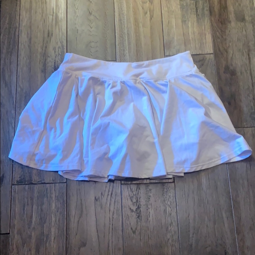 White tennis skort